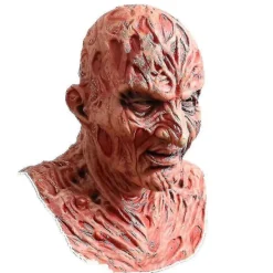 Freddy Krueger Latex Mask Karneval Halloween Realistisk Vuxen Fest Läskig Cosplay Prop><noscript><img width=