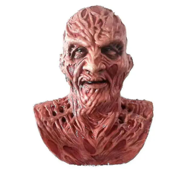 Freddy Krueger Latex Mask Karneval Halloween Realistisk Vuxen Fest Läskig Cosplay Prop> Masker