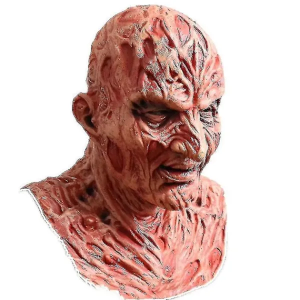 Freddy Krueger Latex Mask Karneval Halloween Realistisk Vuxen Fest Läskig Cosplay Prop> Masker