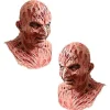 Freddy Krueger Latex Mask Karneval Halloween Realistisk Vuxen Fest Läskig Cosplay Prop> Masker