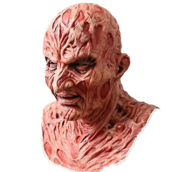 Freddy Krueger Latex Mask Karneval Halloween Realistisk Vuxen Fest Läskig Cosplay Prop> Masker