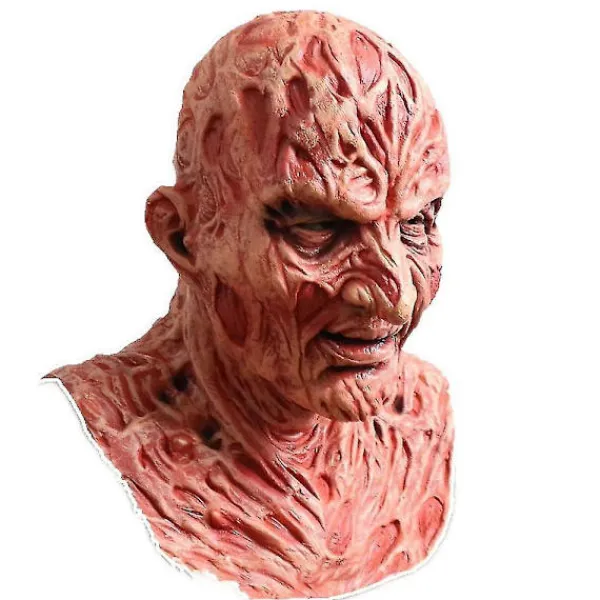 Freddy Krueger Latex Mask Karneval Halloween Realistisk Vuxen Fest Läskig Cosplay Prop> Masker