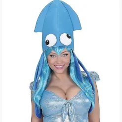 Färgglad Sammet Bläckfisk Hatt Dansuppträdande Rekvisita Under Havet Grattis på Födelsedagen Bläckfiskhattar D><noscript><img width=