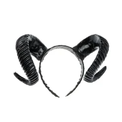 Fårhorn Huvudband Skogsdjur Cosplay Fotografi Utställning För Halloween Kostymfest Foto (svart)> Huvudbonader