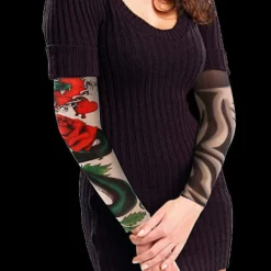 Förpackning med 9 Tatueringärmar Tatuering Armstrumpa Armtatuering Strumpa Unisex Nylon Temporära Tatueringar Arm Slumpmässig Stil> Smink