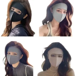 Full Face Solskyddsslöja för Kvinnor, UV-skydd och Skugga för Sommaren яя H8M5><noscript><img width=