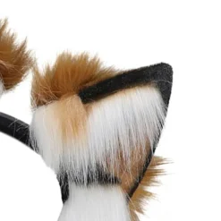 Furry Anime Hårband Rörliga Djuröron Pannband Maskeradfest Tillbehör> Huvudbonader