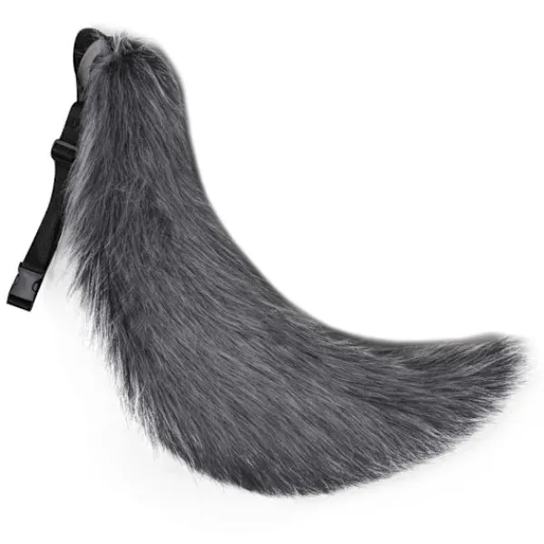 Fuskpälsdjur Stor Svans Räv Katt Hund Varg Svans Set Halloween> Tillbehör