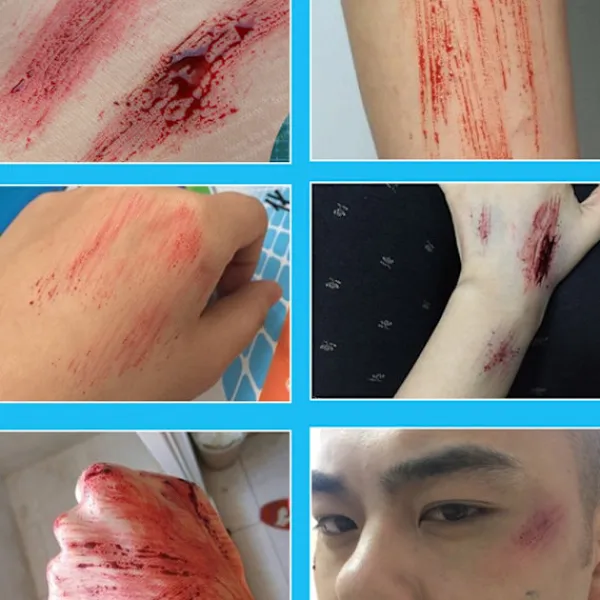 FX Blod Ärrmakeup Stipplingssvamp för Festivaler> Smink