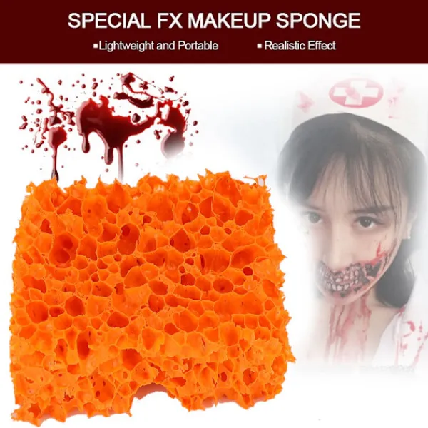 FX Blod Ärrmakeup Stipplingssvamp för Festivaler> Smink