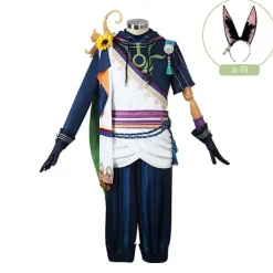 Game Genshin Impact Tighnari Cosplay Venti Cosplay Kostym Outfit Anime Cosplay Halloween Kostymer Dam Venti Costume Full et Uniform S> Dräkter