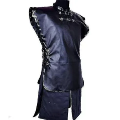 Game of Thrones Jon Snow Kostym, Herr Fancy Dress Cape Set, Party Outfit Cosplay Mantel, Vintersoldat Kostym för Halloween Performance M><noscript><img width=