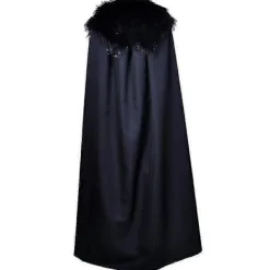 Game of Thrones Jon Snow Kostym, Herr Fancy Dress Cape Set, Party Outfit Cosplay Mantel, Vintersoldat Kostym för Halloween Performance M><noscript><img width=