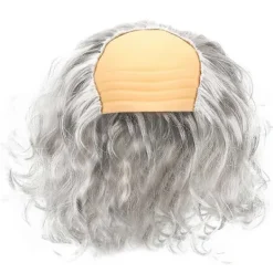 LEIGELE Gammal Gubbe Peruker Flintskallig Huvud Peruk Film Teater Utklädning 22x15cm 1st (LGL) 22x15cm> Peruker