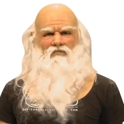 Gammal Silikonmask - Ekologisk Tomtemask - Giftfri - Halloween-FA-> Masker