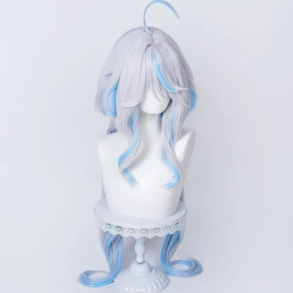 Genshin Furina/Focalors Cos Peruk | Cosplay Peruk> Peruker