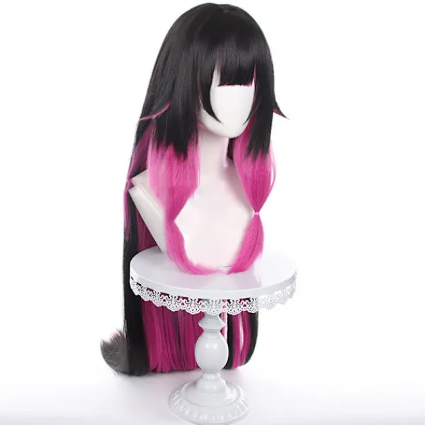 Genshin Impact Columbina Cosplay Peruk Genshin Impact Fatui Cospl> Peruker