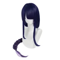 Genshin Impact General Thunder cosplay-peruk General Thunder> Peruker