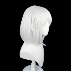 Genshin Impact Paimon Cosplay Peruk Npc Grå Kort><noscript><img width=