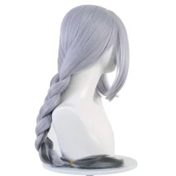 Genshin Impact Shenhe Cosplay Peruk Blå Vit Färg Lång Br><noscript><img width=
