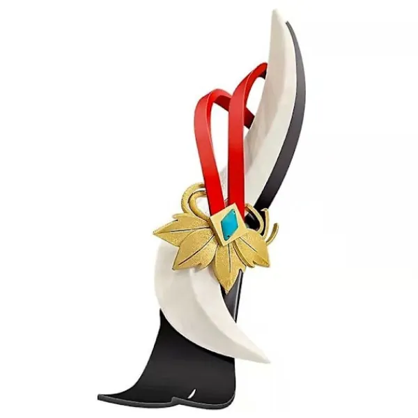 Genshin impact shenhe peruk förflätad peruk 80cm grå gradient> Peruker