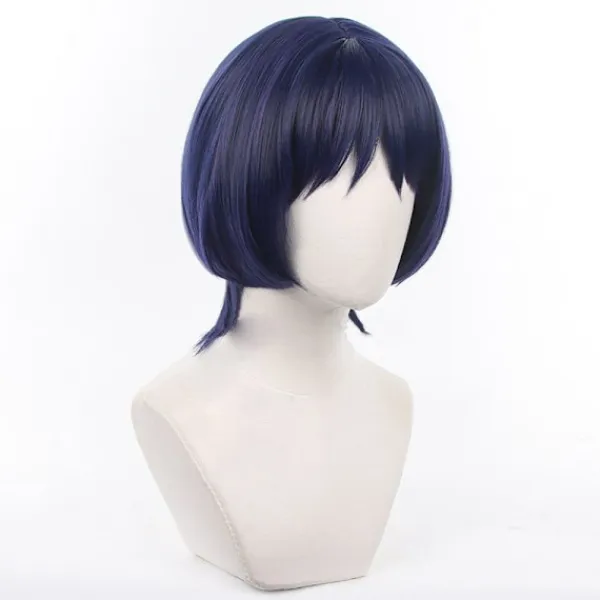 HEET Genshin Impact Wanderer Cosplay Peruk Värmebeständig syntetisk Wi> Peruker