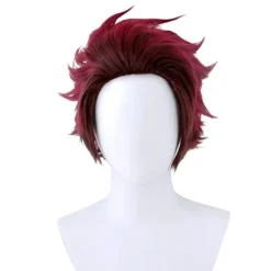 Ghost Killing Blade Cosplay Peruk Anime Karaktär Kök Dörr Tanj> Peruker