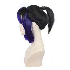 Ghost Slayer Peruk Fjäril Uthållighet Peruk Hätta Svart Gr><noscript><img width=