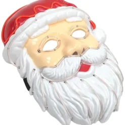 Glödande Mask Jultomtemask Julpartymask Säker att Använda Mask Selfie Dekoration Mask Lysande Mask Party Mask Rekvisita Prestationsmask Festival Vit | Fyndiq> Masker