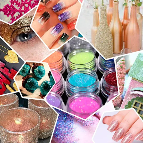 Woosien Glitter Tattoo Kit Temporärt Set 24 Färger 93 Mönster Mallar Kropp Nagelkonst Målarfärg Party Makeup> Smink