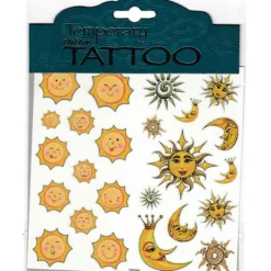 Kariboo Glittriga Tattoos Solar och Månar> Smink