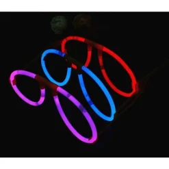 Glow Sticks i Bulk 50st Glow Eyes, Självlysande Rave Party Glasögon Födelsedag Bröllop Party Gåvor Glow Party Tillbehör Jul Halloween Dekor> Tillbehör