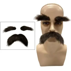 Jettbuying Ögonbrynskit Cosplay Rekvisita Dekoration Mustaschset Ansiktshår A><noscript><img width=