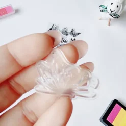 Ögonsminkningsset, transparent fjärilsförsegling, Eyeliner fjärilsförsegling, hjälpverktyg, akrylplatta, bläckplatta, mönster 1 + 2 + bläckplatta><noscript><img width=