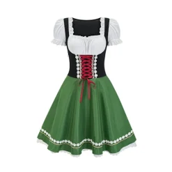 Gos- 2024 New Halloween Beer Girl Dress Shapesome Stage Show Costume Maid Dress L><noscript><img width=