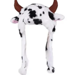 Gosedjurshatt, plyschdjur, leksaksmössa med fleecefoder, halsvärmare, festdräkt (9)> Huvudbonader