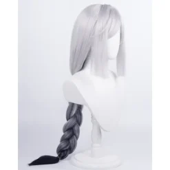FMYSJ Grå Hästsvans Värmebeständig Peruk För Cosplay Anime Shenhe Peruker Halloween Kostym Peruker Grå - (FMY)> Peruker