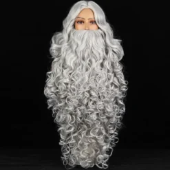 Grå tomte skägg komplett set> Tillbehör