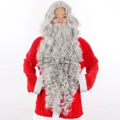 Grå tomte skägg komplett set> Tillbehör