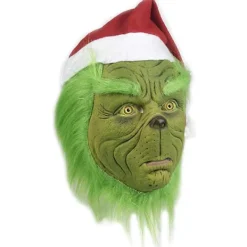 Grinch-dräkt för rollspel, grön monsterdräkt, helkroppsdräkt><noscript><img width=