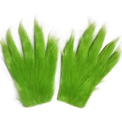 Grinch-mask (handske) - Latexhandske för jul och halloween - Lyxiga festliga cosplay-rekvisita><noscript><img width=