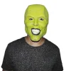 Grön Latex Mask Jim Carrey Film Maskerad Loki The Mask Halloween Tillbehör> Masker