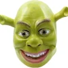 FMYSJ Grön Monster Mask Kostym Mask Halloween Cosplay Hel Huvud Grön Vuxen Shrek Mask Latex (FMY)> Masker