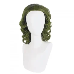 Grön peruk i galen jokerstil - Perfekt Halloweentillbehör> Peruker