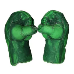 Gröna Hulk-nävar i plysch för vuxna och barn - Boxningshandskar, superhjälte, Halloween-rekvisita, cosplay, anime-tillbehör, pojkegåva, leksak> Tillbehör