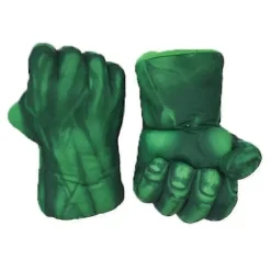 Gröna Hulk-nävar i plysch för vuxna och barn - Boxningshandskar, superhjälte, Halloween-rekvisita, cosplay, anime-tillbehör, pojkegåva, leksak><noscript><img width=
