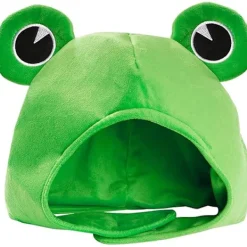 Groda Hatt med Stora Ögon Rolig Kostymhatt för Vuxna Nyhet Hatt Tecknad Plysch Groda Huvudbonad Mössa Söt Cosplay Kostym Utklädnad Hatt för Kvinnor Män | Fyndiq> Huvudbonader