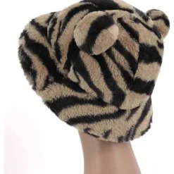 Grodahatt för Vuxna Bomullshatt Grodhatt Fiskare Strandfestival Solhatt Klä upp sig Fest Grodhatt Khaki Zebra Björnöra -><noscript><img width=