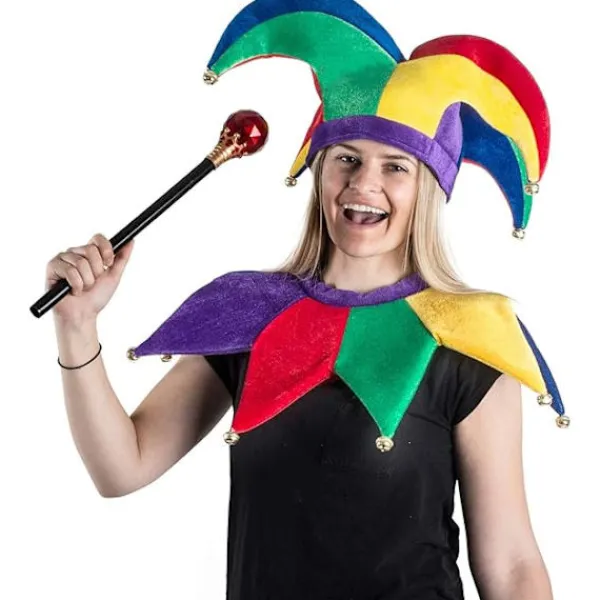 Gycklar Kostym - Hatt - Gycklar Clown Kostym - Kungens Gycklare> Huvudbonader