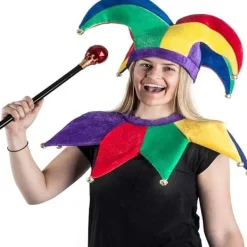 Gycklardräkt - Hatt - Gycklarklown-dräkt - Kungens gycklare><noscript><img width=